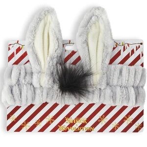 NWT-Revolution Fluffy Gray and Cream Shrek Donkey Headband